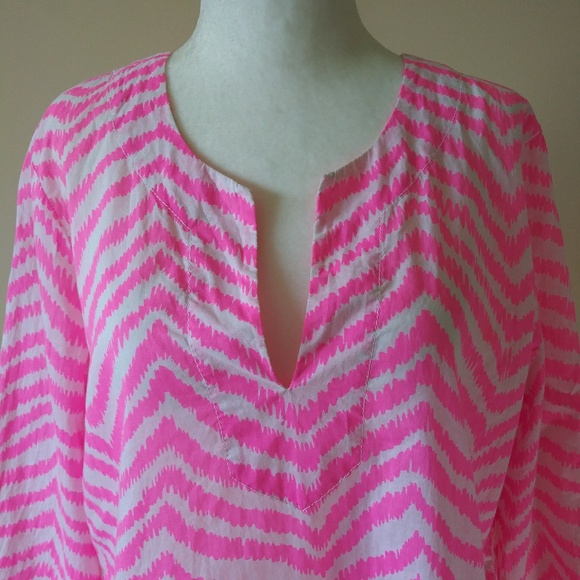 Lilly Pulitzer Amelia Island Zebron Print Tunic - Picture 3 of 7